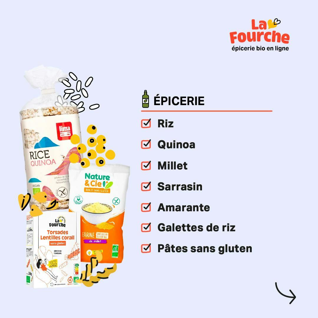 épicerie sans gluten