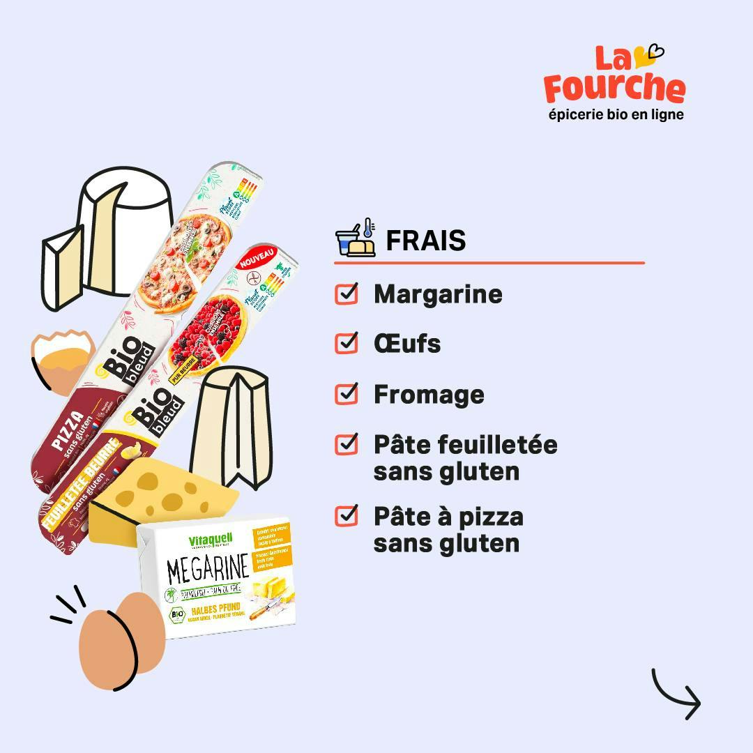 Produits frais sans gluten